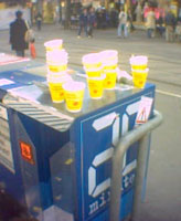 Bechermandli an der Bahnhofstrasse (Bild: tobistar.com)
