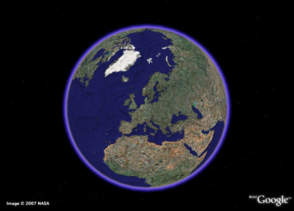 The Earth according to Google Earth